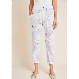 Women's Multicolor Splatter Paint Pants